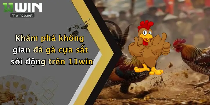 Đá Gà Cựa Sắt: Trải Nghiệm Cá Cược Đỉnh Cao Tại 11Win 3 Khám phá không gian đá gà cựa sắt sôi động trên 11win